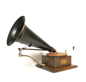 Une sélection de 5 gramophones de collection